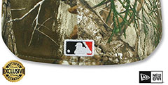 Orioles MLB TEAM-BASIC Realtree Camo Fitted Hat by New Era - 3rd View