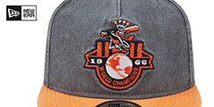 Orioles PIGMENT DYED GOLFER SNAPBACK Hat by New Era - 3rd View