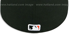 Orioles REAL TIGER VIZA-PRINT Black Fitted Hat by New Era - 3rd View