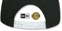 Orioles TEAM-BASIC SNAPBACK Black-White Hat by New Era - 3rd View