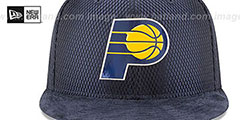 Pacers 2017 ONCOURT DRAFT Navy Fitted Hat by New Era - 3rd View