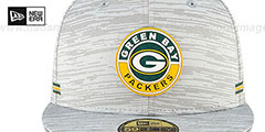 Packers 2020 ONFIELD STADIUM Heather Grey Fitted Hat by New Era - 3rd View