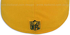 Packers NFL-TIGHT Gold-Green Fitted Hat by New Era - 3rd View