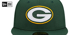 Packers SUPER BOWL XXXI SIDE-PATCH Green Fitted Hat by New Era - 3rd View