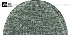 Packers TEAM-RAPID Green-White Knit Beanie Hat by New Era - 3rd View