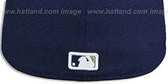 Padres 2014 DIAMOND-TECH BP White-Navy Hat by New Era - 3rd View