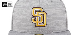 Padres 2023 CLUBHOUSE Heather Grey Fitted Hat by New Era - 3rd View