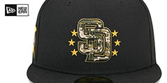 Padres 2024 ARMED FORCES STARS N STRIPES Hat by New Era - 3rd View