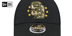 Padres 2024 ARMED FORCES STARS N STRIPES STRETCH SNAP Hat by New Era - 3rd View