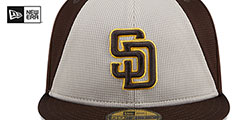 Padres 2024 BATTING PRACTICE Fitted Hat by New Era - 3rd View