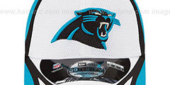 Panthers 2014 NFL TRAINING FLEX White Hat by New Era - 3rd View