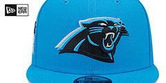 Panthers 2024 NFL DRAFT SNAPBACK Blue Hat by New Era - 3rd View