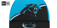 Panthers DASHMARK SIDELINE SNAPBACK Blue-Black Hat by New Era - 3rd View