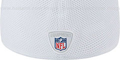 Patriots 2013 NFL TRAINING FLEX White Hat by New Era - 3rd View