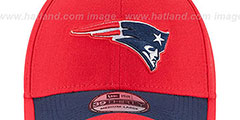 Patriots 2015 NFL STADIUM FLEX Red-Navy Hat by New Era - 3rd View