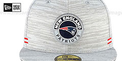 Patriots 2020 ONFIELD STADIUM Heather Grey Fitted Hat by New Era - 3rd View