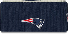 Patriots 2022 NFL SIDELINE Knit Beanie Hat by New Era - 3rd View