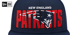 Patriots 2023 NFL DRAFT Navy Fitted Hat by New Era - 3rd View