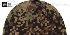 Patriots ARMY CAMO PRINT-PLAY Knit Beanie Hat by New Era - 3rd View