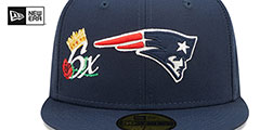 Patriots CROWN CHAMPS Navy Fitted Hat by New Era - 3rd View