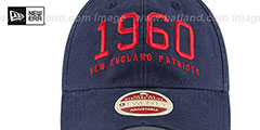 Patriots ESTABLISHED YEAR STRAPBACK Navy Hat by New Era - 3rd View