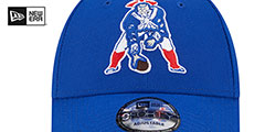 Patriots HISTORIC SIDELINE SNAPBACK Royal Hat by New Era - 3rd View