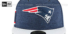 Patriots HOME ONFIELD STADIUM Navy-Grey Fitted Hat by New Era - 3rd View