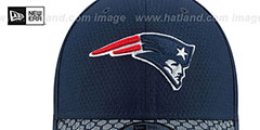 Patriots HONEYCOMB STADIUM FLEX Navy Hat by New Era - 3rd View