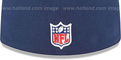 Patriots NFL BCA Navy Fitted Hat by New Era - 3rd View