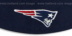 Patriots NFL FELTN Navy Fitted Hat by New Era - 3rd View