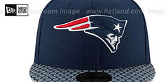 Patriots NFL SUPER BOWL LII ONFIELD Navy Fitted Hat by New Era - 3rd View