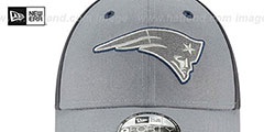 Patriots THE-LEAGUE GREY-POP STRAPBACK Hat by New Era - 3rd View