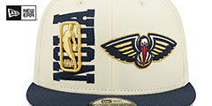 Pelicans 2022 NBA DOUBLE WHAMMY DRAFT SNAPBACK Hat by New Era - 3rd View