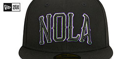 Pelicans 23-24 CITY-EDITION Fitted Hat by New Era - 3rd View