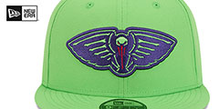 Pelicans 24-25 ALTERNATE CITY-EDITION SNAPBACK Hat by New Era - 3rd View