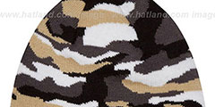 Penguins CAMO CAPTIVATE Knit Beanie Hat by New Era - 3rd View