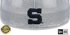 Penn State TEAM-BASIC TRUCKER White Fitted Hat by New Era - 3rd View