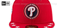 Phillies 2018 MLB ALL-STAR WORKOUT Fitted Hat by New Era - 3rd View