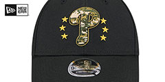 Phillies 2024 ARMED FORCES STARS N STRIPES STRETCH SNAP Hat by New Era - 3rd View