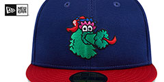 Phillies 2024 BATTING PRACTICE Fitted Hat by New Era - 3rd View