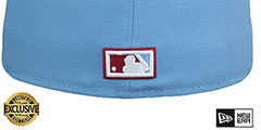 Phillies COOPERPACK Sky-Burgundy Fitted Hat by New Era - 3rd View