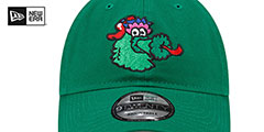 Phillies PHILLIE PHANATIC STRAPBACK Green Hat by New Era - 3rd View