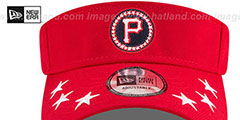 Pirates 2018 MLB ALL-STAR WORKOUT VISOR by New Era - 3rd View