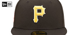 Pirates 76TH WS CLOUD-UNDER Black Fitted Hat by New Era - 3rd View