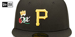 Pirates CROWN CHAMPS Black Fitted Hat by New Era - 3rd View