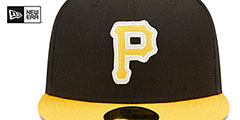 Pirates LETTERMAN SIDE-PATCH Fitted Hat by New Era - 3rd View