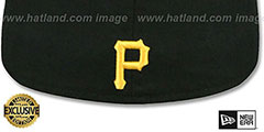 Pirates TEAM MLB UMPIRE Black Hat by New Era - 3rd View