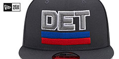 Pistons STATEMENT SNAPBACK Grey Hat by New Era - 3rd View