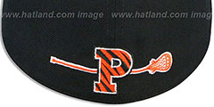 Princeton SWOOP LACROSSE Black Fitted Hat by Zephyr - 3rd View