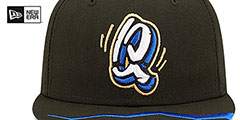 Quakes MILB ONFIELD ALT 1 Black Fitted Hat by New Era - 3rd View